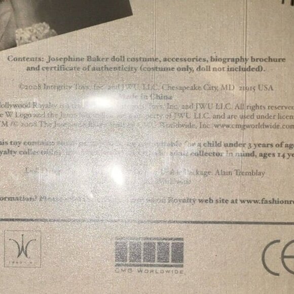 Authentic Hollywood Royalty (HR) Josephine Baker "La Divine"-Outfit - Picture 10 of 11